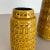 Fat Lava Pottery Vases With Ochre Pattern from Scheurich, Germany, 1970s, Set of 2 For Sale - Image 6 of 18