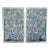 1970s Pair of Chinoiserie Paintings Wall Panels in Custom Carved Wood Frames For Sale
