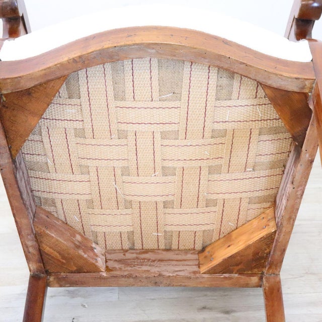 Antique Walnut Armchair, 1800s For Sale - Image 11 of 13