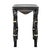 Art Deco "Puledri" Bar Stool With Stainless Steel, Bronze and Tailor Made Leather For Sale - Image 3 of 8