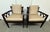 Design Plus Gallery presents a Pair of Double X Club Chairs by Barbara Barry for Baker Furniture. These chairs showcase...