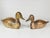Mid-Century Modern Vintage Mid 20th Century Solid Bronze Duck Bird Animal Decoy Figurines Model Set - a Pair For Sale - Image 3 of 13