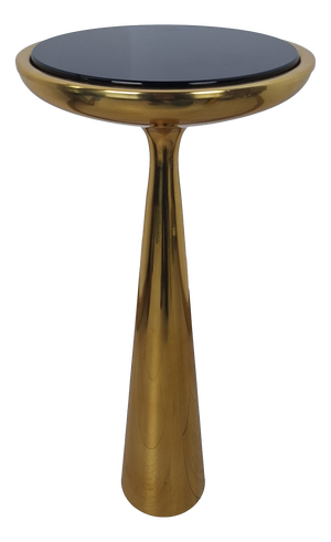 Model 1776 Low Table in Brass with Blue Glass by Max Ingrand for Fontana Arte, 1990s