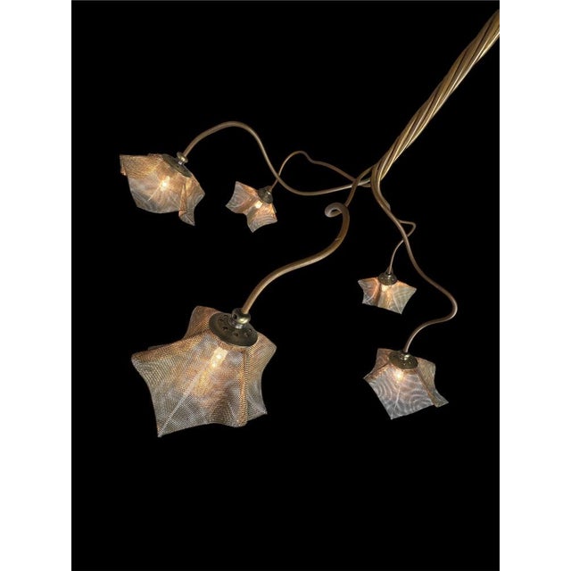 Breeze Pendant Chandelier, 1970s For Sale - Image 6 of 11