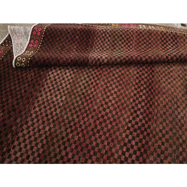 Galerie Shabab Collection Mid-20th Century Handmade Turkish Anatolian Small Room Size Carpet For Sale - Image 10 of 10