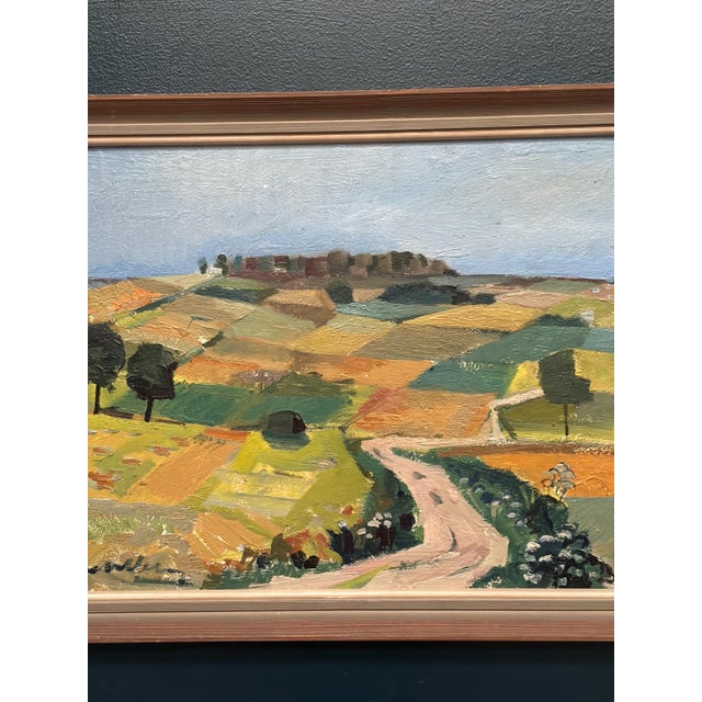 Tage Gavik, Landscape, 1950s, Oil Painting on Panel, Framed For Sale - Image 4 of 18