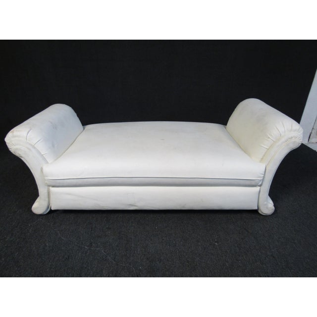 Mid 20th Century Large Vintage Loveseat For Sale - Image 9 of 9