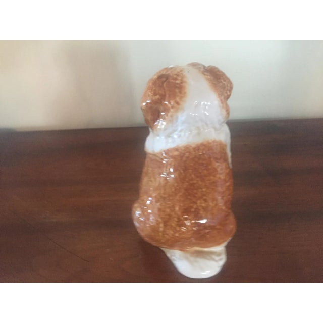 Late 20th Century Vintage St. Bernard Figurine, Made in Italy For Sale - Image 5 of 10