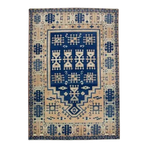 Oriental Hand Knotted Rug Turkish Anatolian 4'5" x 6'5"