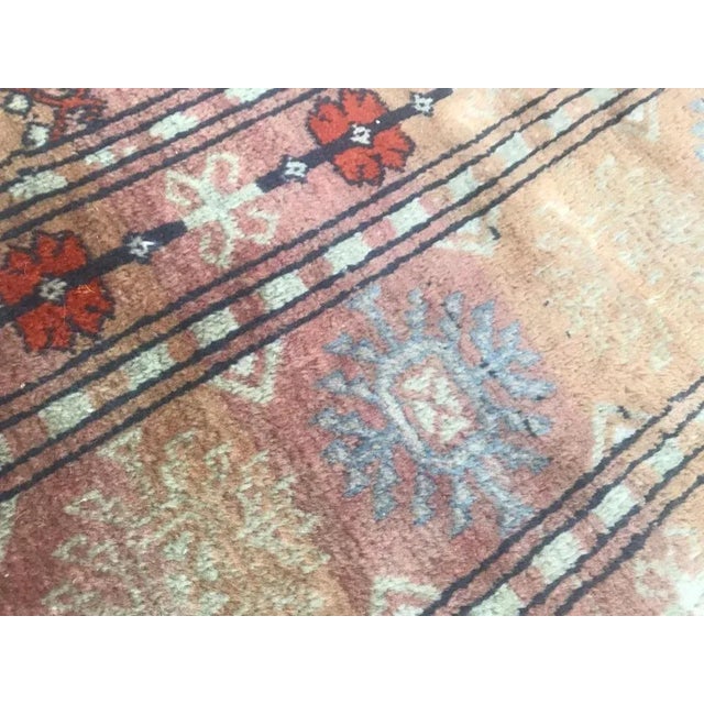 geometric Turkmen Rug For Sale - Image 10 of 16