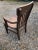 Brown Solid Wood Vintage Bank Desk Chair For Sale - Image 8 of 10
