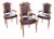 Carved Armchairs in Oak, Set of 4 For Sale