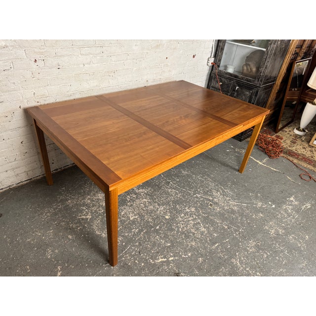 1960s Vintage Danish Modern Extendable Teak Dining Table by Ansager Møbler For Sale - Image 5 of 16