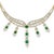 GIA Certified Natural Finest Zambian Emeralds & 95 Carat Diamonds 4 Piece Set Necklace, Bracelet , Earring and Ring Suite...