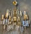 Hollywood Regency Vintage Hollywood Regency Chandelier, 1950s For Sale - Image 3 of 5