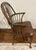 Vintage Windsor Arm Chair in Dark Finish For Sale - Image 4 of 6