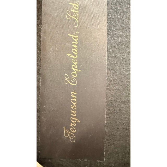 Ferguson Copeland “Brighton” Faux Bamboo Rattan Armchairs, Set of 4 For Sale - Image 15 of 15