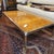 Coffee table, root wood and steel, Guy Lefevre style, 70's - France This spectacular coffee table, with clean and...