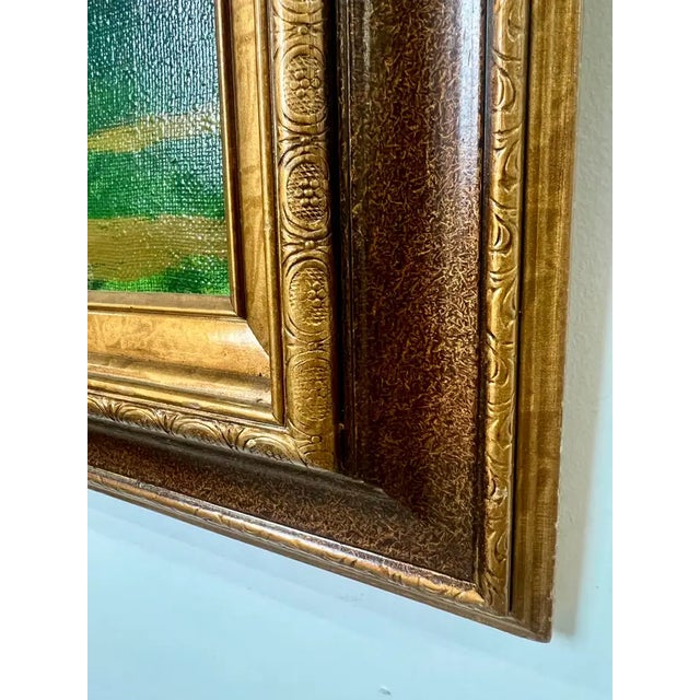 Alex Bloch Quiet Country Road Oil on Canvas Signed & Framed 2000' S For Sale - Image 13 of 16