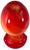 13 3/4 In. Tall Vintage Bulbous Scalloped Rim Cased White Orange Art Glass Vase For Sale - Image 10 of 15