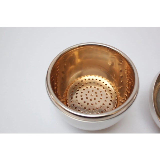 Mid-Century Italian Aluminum "Mela" Ice Bucket by Ettore Sottsass for Rinnovel For Sale - Image 9 of 13