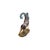 Glass Crystal Glass Ram Standing on Rock Mix Color Art Figure For Sale - Image 7 of 11