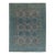 Blue Modern Mamluk Wool Rug With Geometric Design For Sale