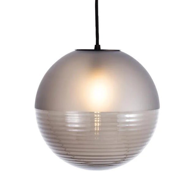 Stellar big smoky grey acetato smoky grey pendant by pulpo. Dimensions: d39 x h320 cm. Materials: handblown glass...
