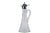 Glass Jug with Reliefs on the Neck and Silver Hinged Lid For Sale - Image 11 of 11
