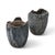 Pair of Vintage Patinated Industrial Crucible Planters, Rustic For Sale - Image 12 of 18