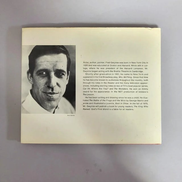 Paper Fred Gwynne God’s First World, 1970 First Edition With Dust Jacket — Illustrated Fable, Harper & Row For Sale - Image 7 of 10