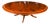Vintage Flame Mahogany Dining Table from Harrods For Sale