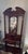 Brown Antique Mahogany Hall Tree With Oval Mirror For Sale - Image 8 of 8
