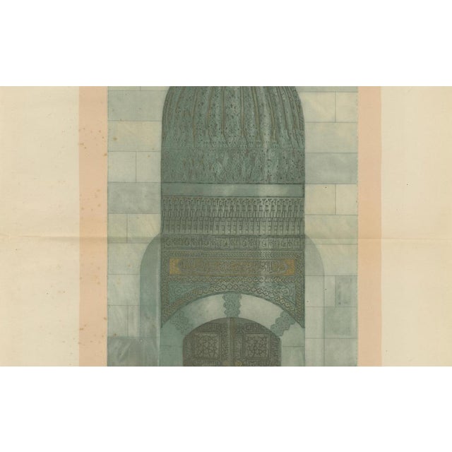 1920s Alexandre M. Raymond, Green Tomb Portal Bursa, 1924, Paper For Sale - Image 5 of 9
