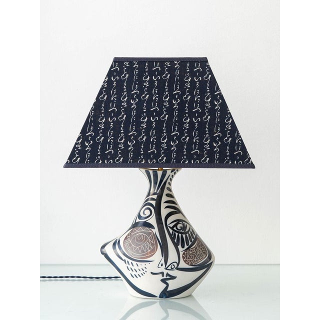 Spanish Cubist Ceramic Table Lamp in the style of Picasso by Alfonso Otero Regal, 1970s For Sale - Image 11 of 11