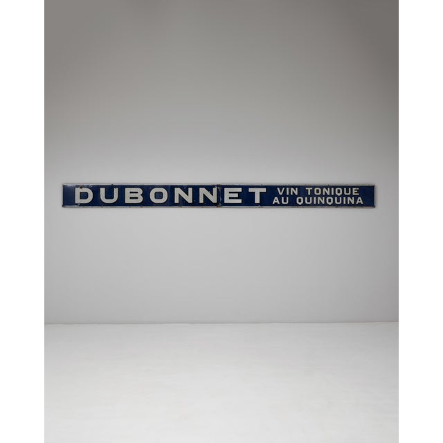 20th Century French Dubonnet Tonic Wine Metal Sign For Sale - Image 10 of 18