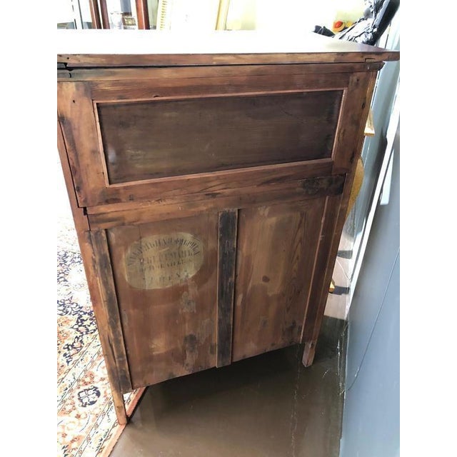 Antique Art Nouveau Cabinet in Mahogany For Sale - Image 3 of 6
