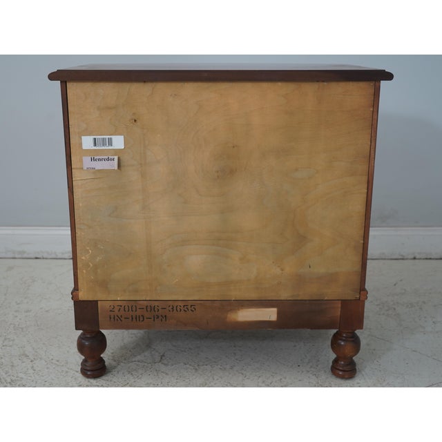 Henredon Registry Collection Large Mahogany 1 Drawer Nightstand For Sale - Image 10 of 12