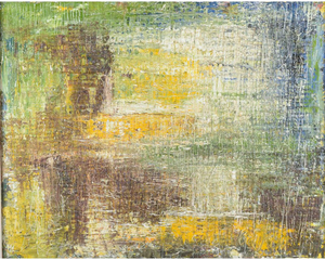 Scandinavian Artist, Abstract Composition, Oil on Canvas, 1950s-1960s