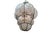 1990s Vintage Pendant Lamp in Blown Glass and Wrought Iron, 1990 For Sale - Image 5 of 8