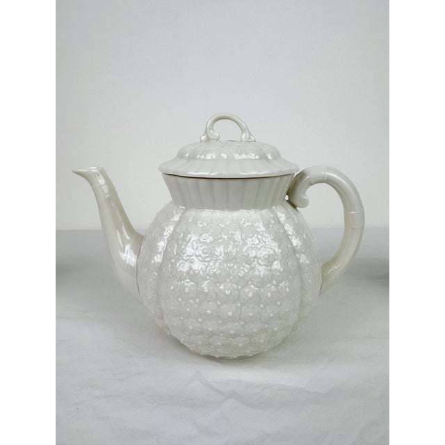 Lenox Vintage Hawthorne White Tea Set "Hawthorne" Reproduced from the first Lenox Tea Set designed in 1889. Included in...