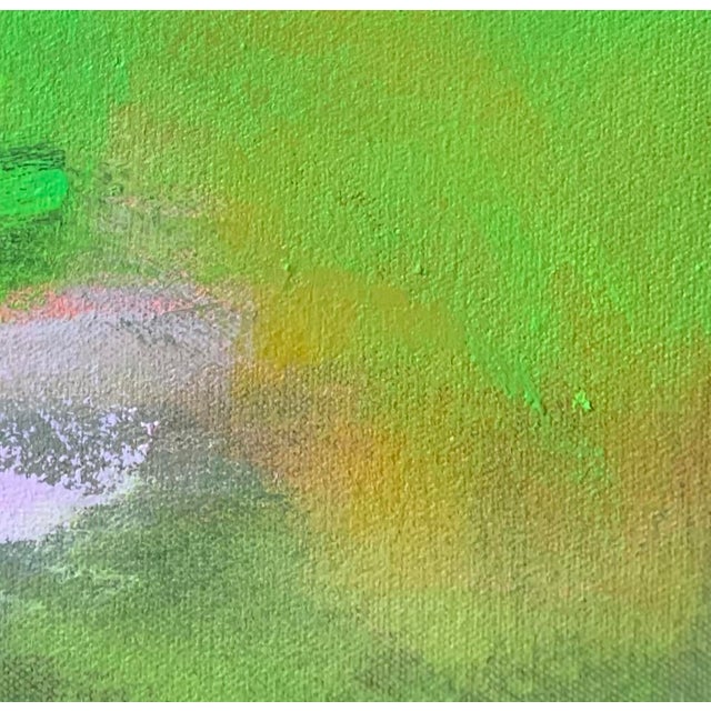 Trixie Pitts "Willows" by Trixie Pitts Abstract Expressionist Minimalist Oil Painting For Sale - Image 4 of 13