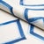 Schumacher SAMPLE - Schumacher Enzo Print Fabric In Coastal For Sale - Image 4 of 4