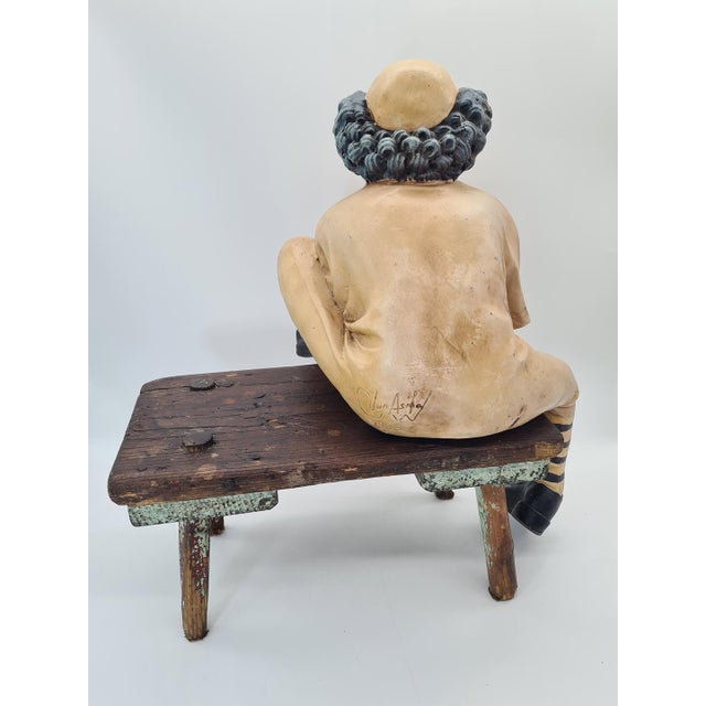 Large Sculpture of a Circus Clown from Jun Asilo, Philippines, 1995 For Sale - Image 6 of 11