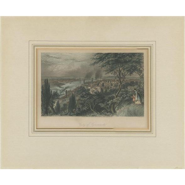 Late 19th Century D. Appleton & Company, The City of Cincinnati, 1872, Print For Sale - Image 5 of 5