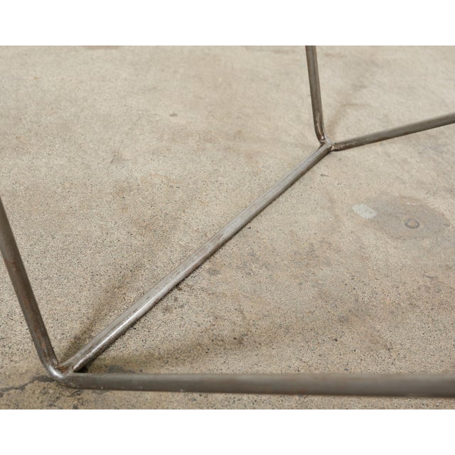 Pair of Verner Panton Style Leather Sling Lounge Chairs For Sale - Image 9 of 12