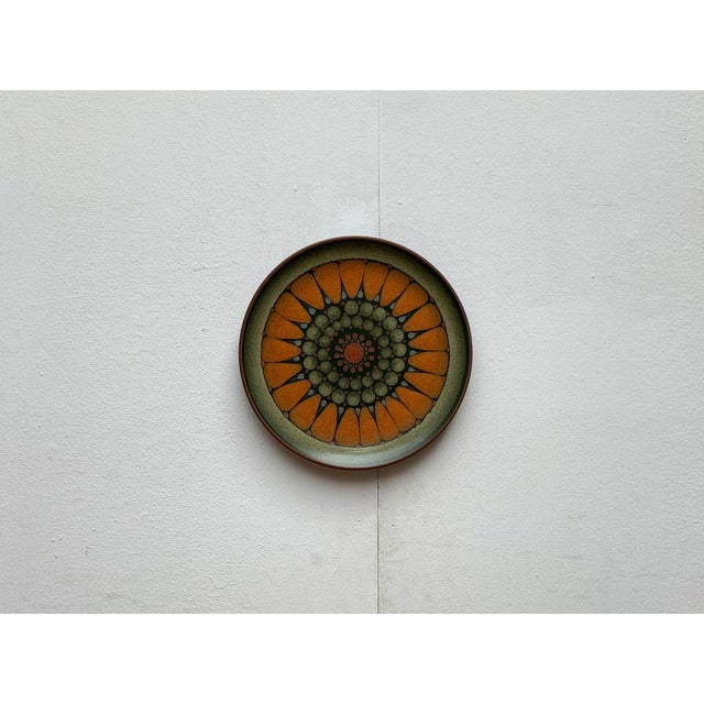 Vintage German Wall Plate in Ceramic from Keramik Manufaktur Kupfermühle, 1970s For Sale - Image 11 of 16