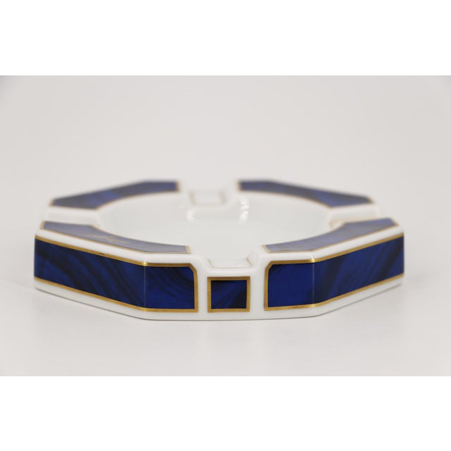 Davidoff Blue Ashtray, Hutschenreuther Porcelain, Germany For Sale - Image 6 of 12