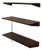 Danish Rosewood Wall Unit Scandinavian Shelving System in Style of Kai Kristiansen Mid Century For Sale