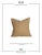 2020s Frameworks by Brendan Bass Pillow in Neutral Caramel Vintage Fabric For Sale - Image 5 of 5